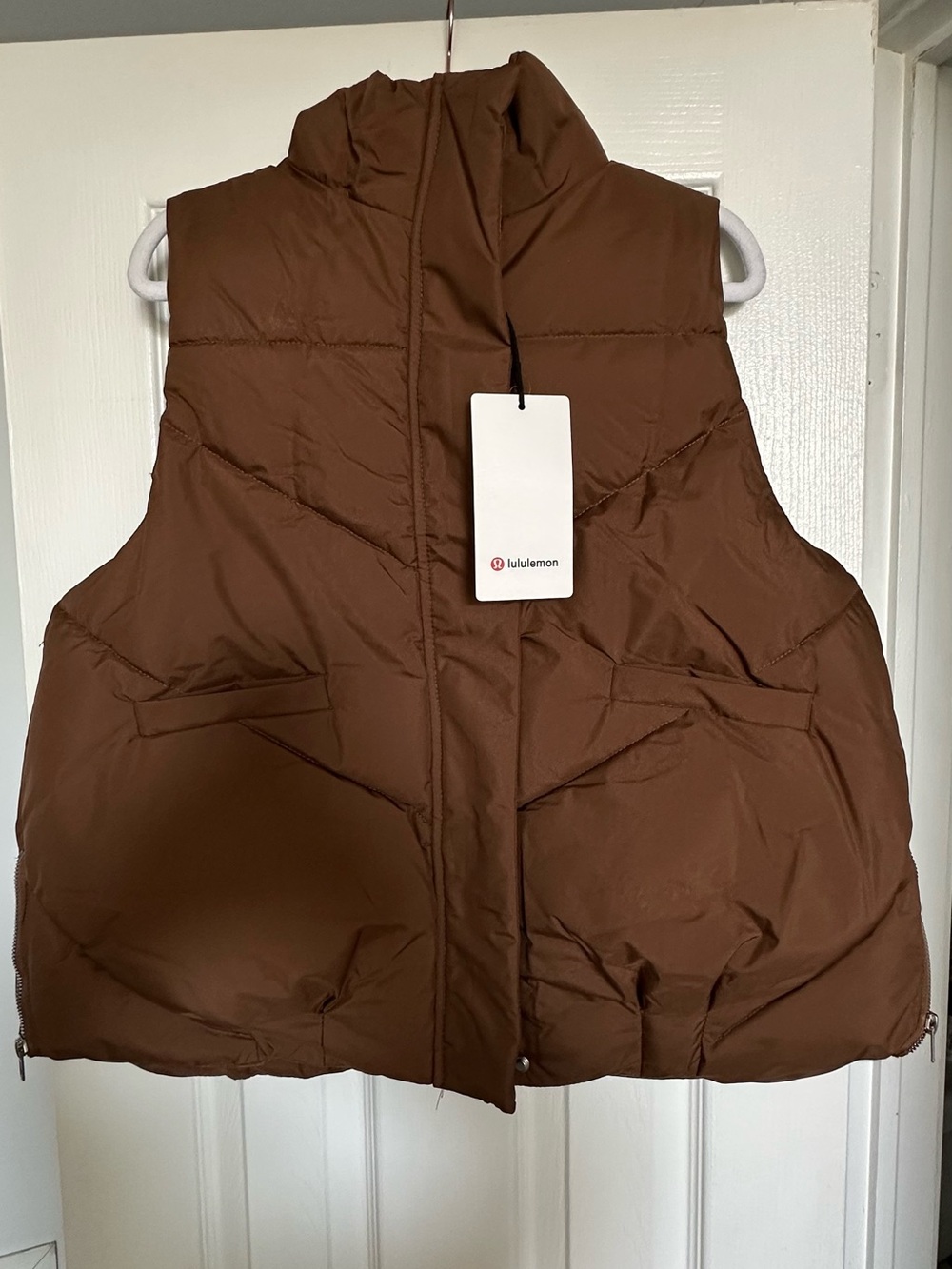 Lululemon-inspired Brown Puffer Vest